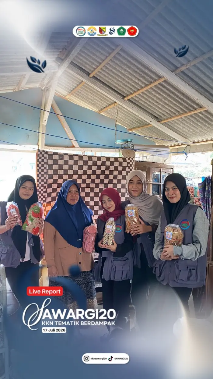 Artikel KKN Universitas Al Ghifari: Belajar Langsung dari UMKM : Legalitas Sudah Ada, Tantangan Pemasaran Masih Ada