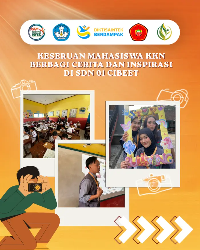Artikel KKN Universitas Al Ghifari: Keseruan Mahasiswa KKN Berbagi Cerita dan Inspirasi di SDN 01 Cibeet