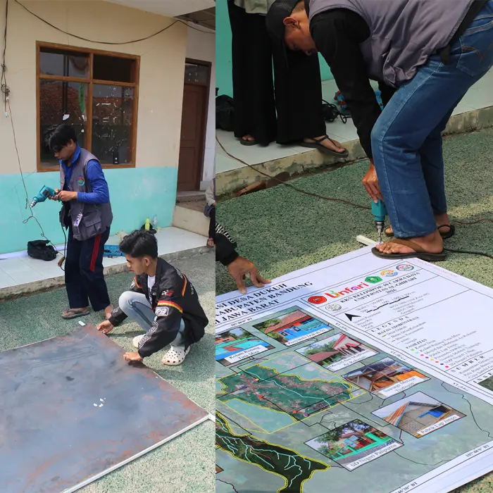 Artikel KKN UNFARI: Day 25 KKN Aksi Maraton Pertukangan & Plot Twist Pengecoran Tiang dari Kelompok CAKRADAYA