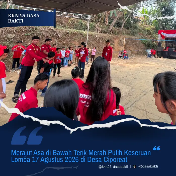 Artikel KKN UNFARI: Merajut Asa di Bawah Terik Merah Putih, Keseruan Lomba 17 Agustus 2026 di Desa Ciporeat dari Kelompok klmpk-25